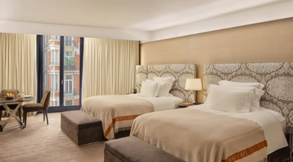 Executive Double, Family Room, Two Queen at Bvlgari Hotel London