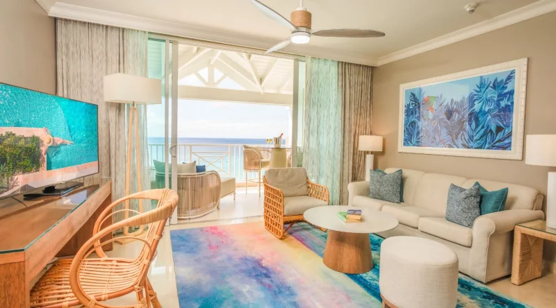 Luxury Concierge One Bedroom Oceanfront Suite at O2 Beach Club & Spa