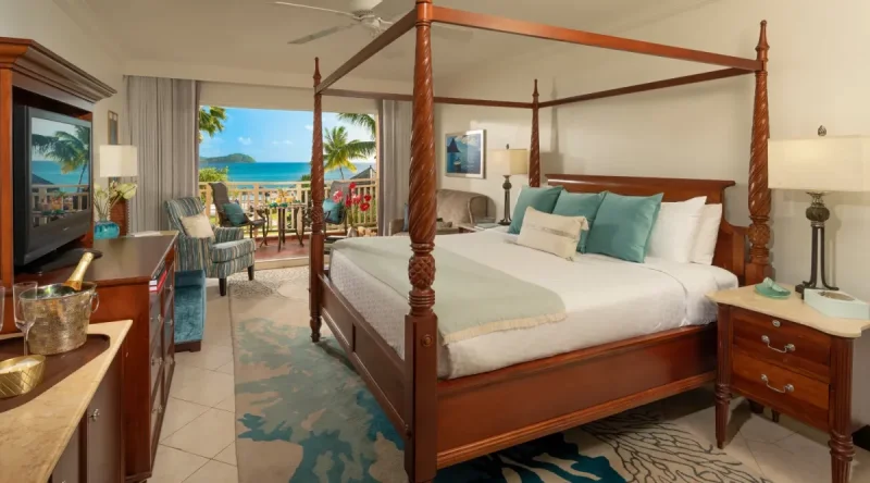 Caribbean Beachview Club Level at Sandals Grande St Lucian