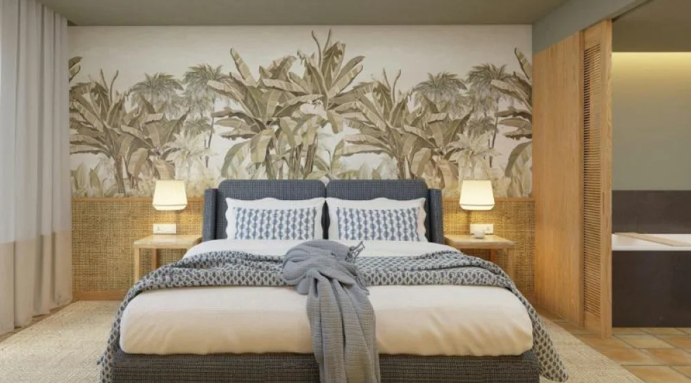 Tropical Family Retreat, Family Room, Bedroom 1: One King, Bedroom 2: Two Twin, Trundle Bed at Domes Lake Algarve Autograph Collection