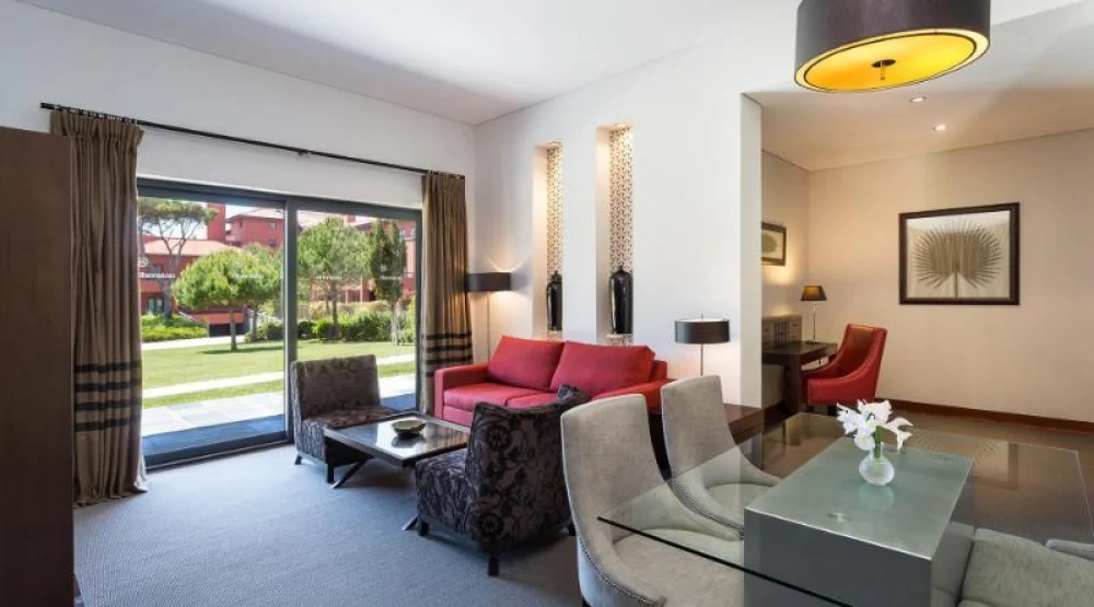 Premium, Two Bedroom Suite, Bedroom 1: One Queen, Bedroom 2: Two Twin, Sofa Bed, Resort View at Sheraton Cascais Resort