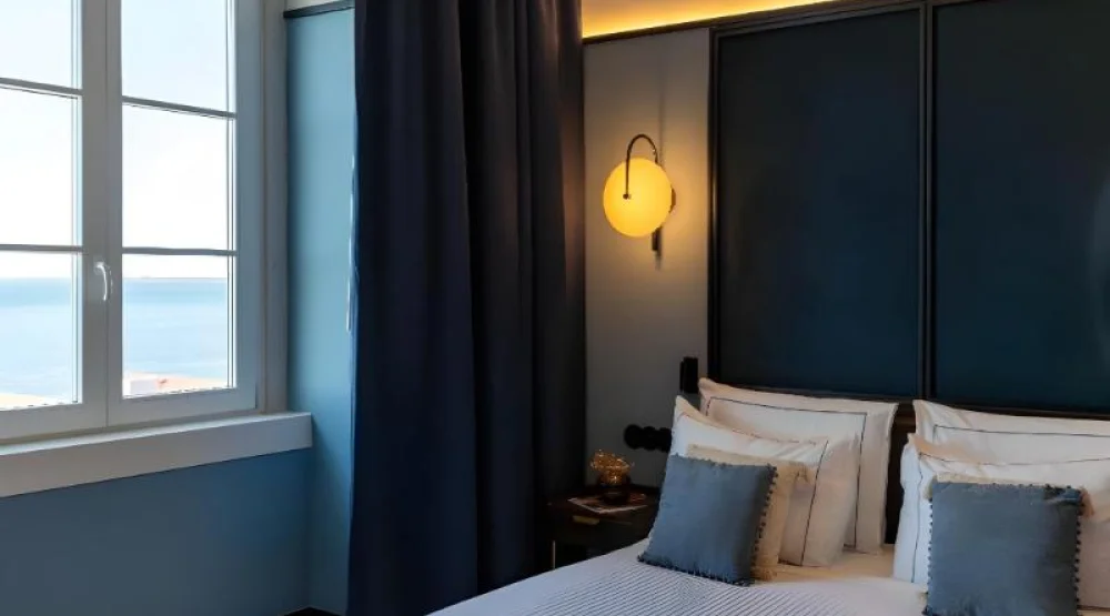 Double Room Two Double Beds River View at The Editory Riverside Santa Apolonia