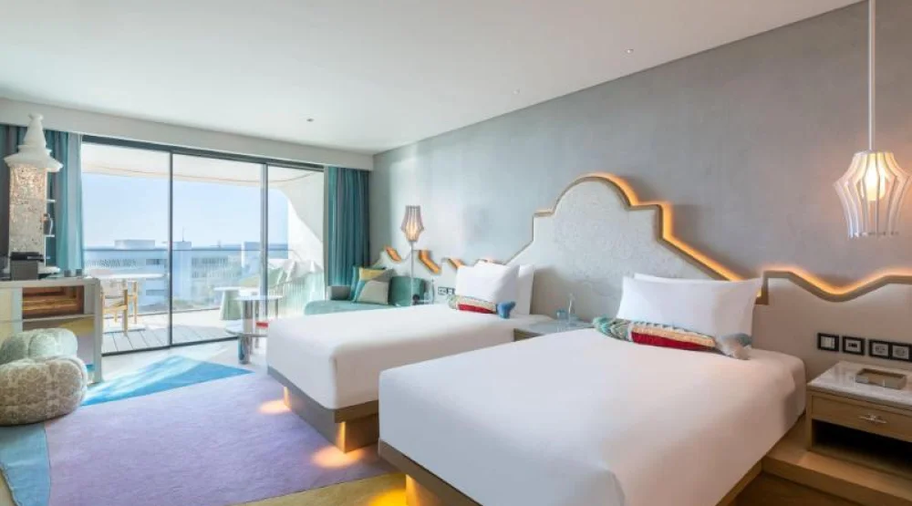 Spectacular, Guest Room, Two Twin, Ocean View, Balcony at W Algarve