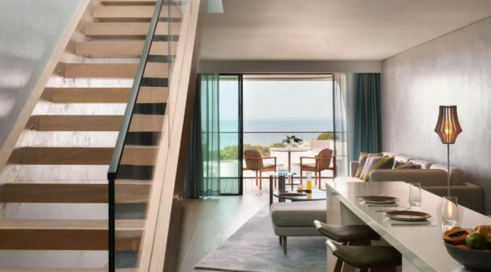 Penthouse with Pool, Two Bedroom Suite, Bedroom 1: One King, Bedroom 2: One King, Ocean View, Balcony at W Algarve