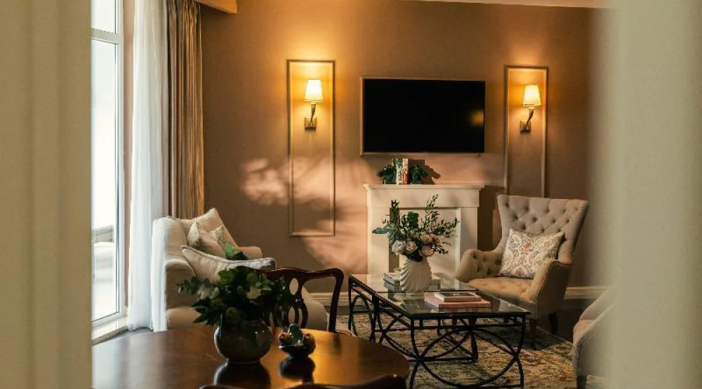 Deluxe Suite at Corinthia Palace Malta