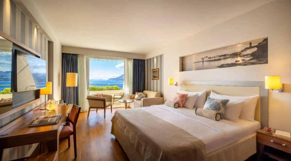 Sea View Room For Two Adults and Two Children at President Hotel Valamar Collection