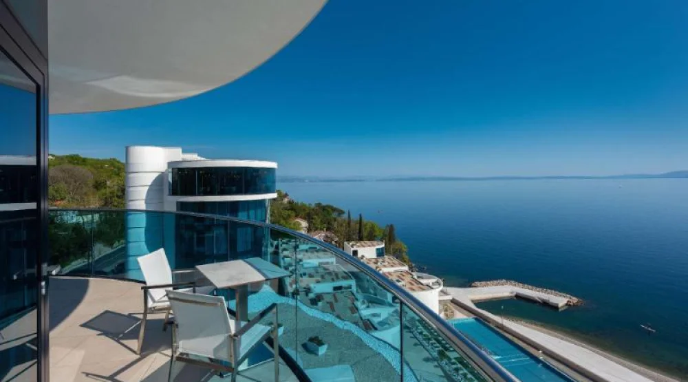 King Superior Room with Sea View at Hilton Rijeka Costabella Beach Resort & Spa