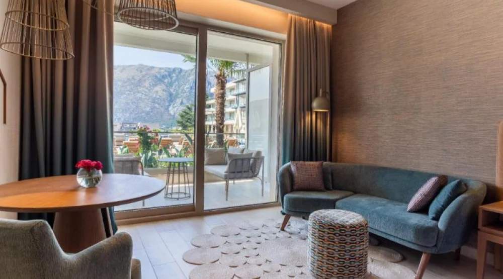 One King Bed Pool View Deluxe at Hyatt Regency Kotor Bay Resort