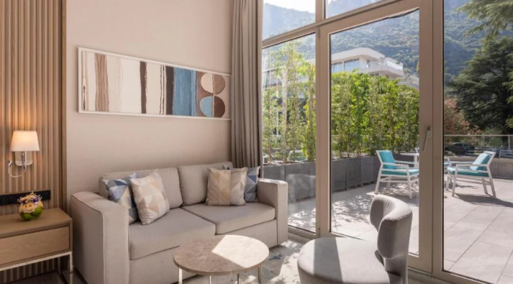 One King Bed and One Twin Bed Premium at Hyatt Regency Kotor Bay Resort