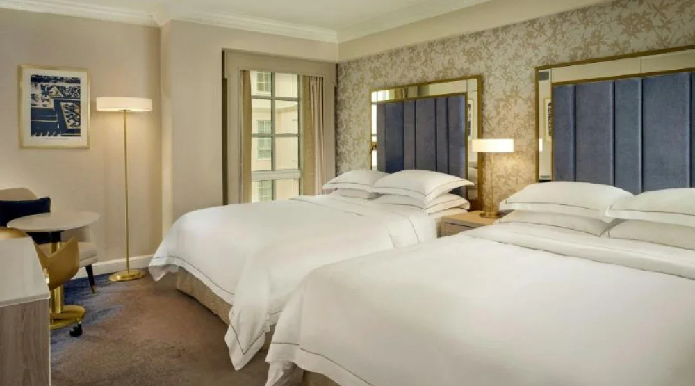 Deluxe Double Double, Guest Room, Two Double, Atrium View at The College Green Hotel Dublin