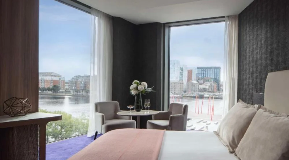 Junior Corner Suite with View at Anantara The Marker Dublin Hotel