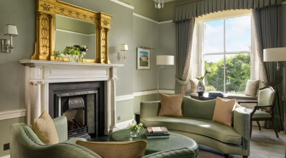 Signature Suite, One Bedroom Larger Suite, One King, St Stephen Green View, Heritage Wing at The Shelbourne Autograph Collection