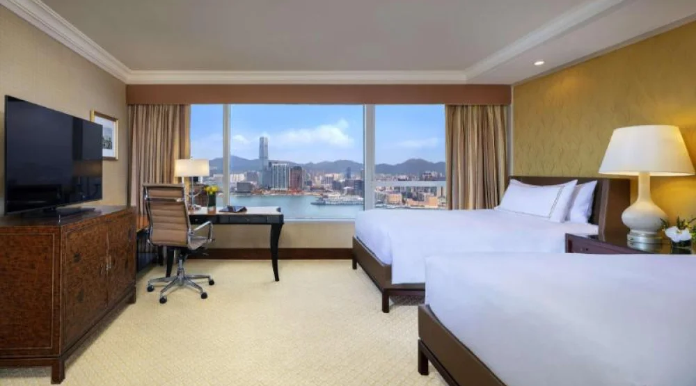 Twin Executive Harbour Suite at Conrad Hong Kong