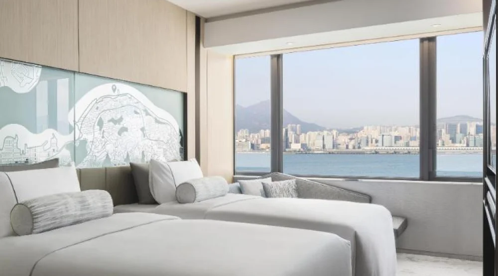 Two Twin Beds Harbour View at Hyatt Centric Victoria Harbour