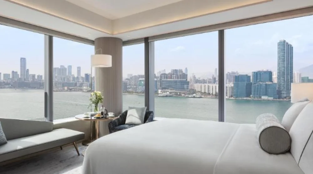 One King Bed Harbour View Deluxe at Hyatt Centric Victoria Harbour
