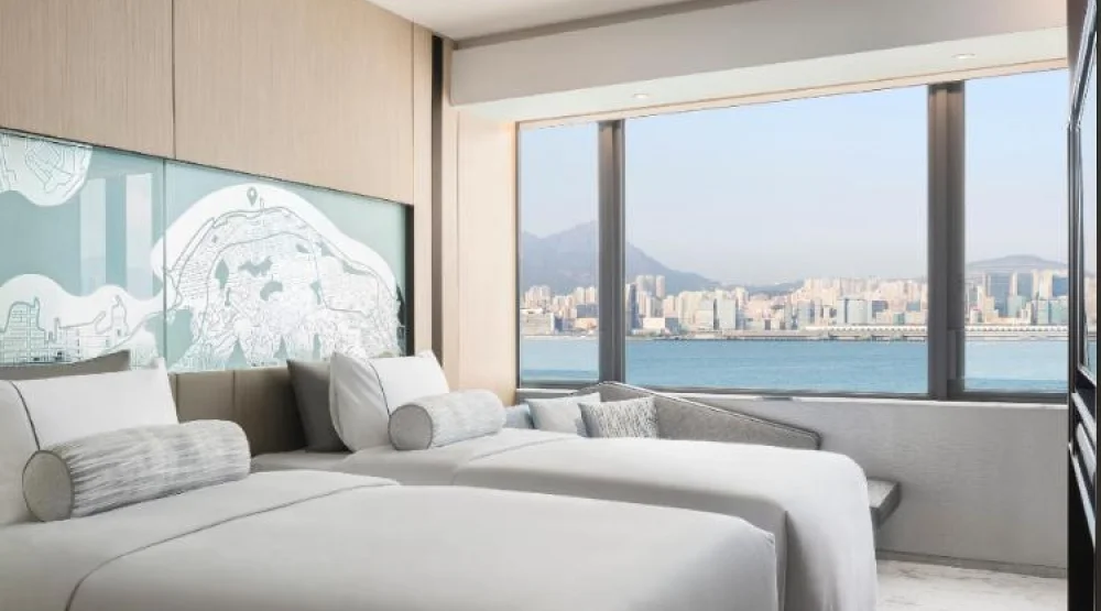 Two Twin Beds Harbour View Dog Friendly at Hyatt Centric Victoria Harbour