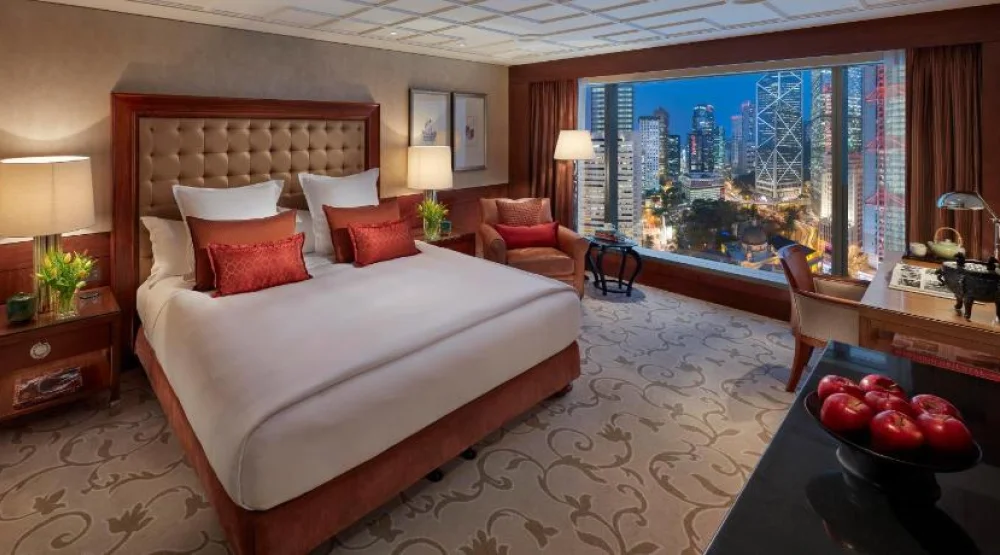 Statue Square View Twin Room at Mandarin Oriental Hong Kong