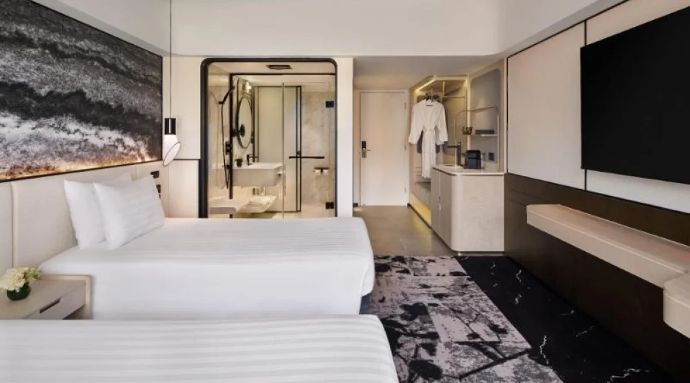 Premium Room, Guest Room, Two Twin, City View at The Park Lane Hong Kong Autograph Collection