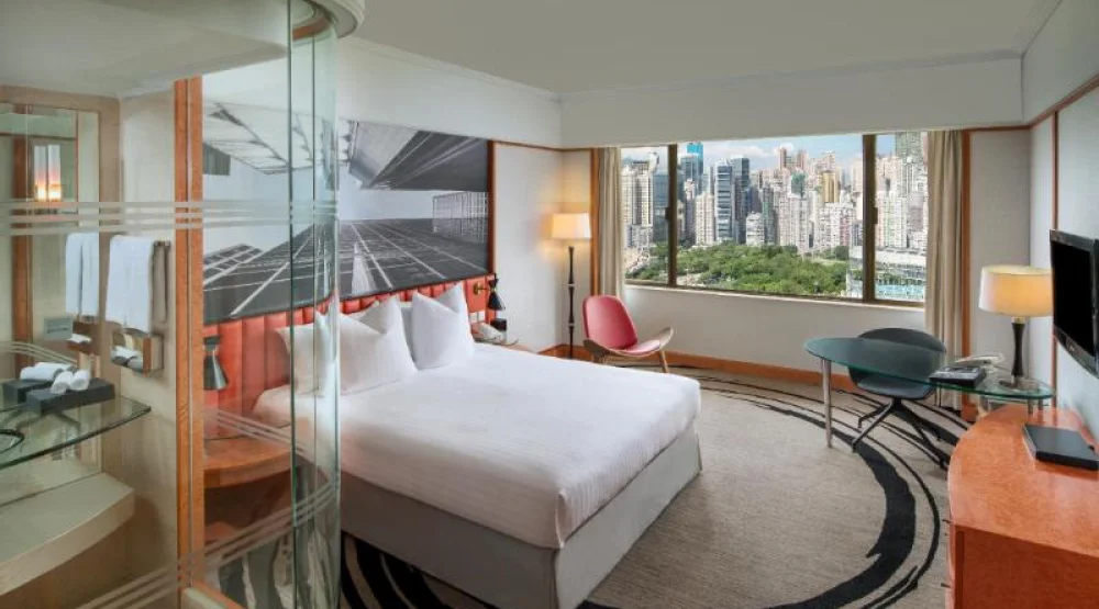 Deluxe Room, Guest Room, One King, Panoramic View at The Park Lane Hong Kong Autograph Collection