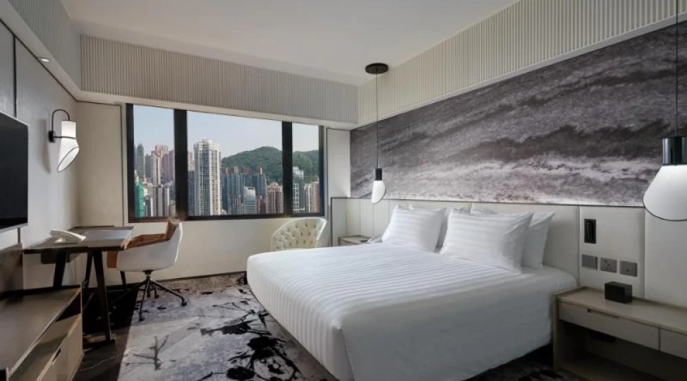 Premium Room, Guest Room, One King, Panoramic View at The Park Lane Hong Kong Autograph Collection