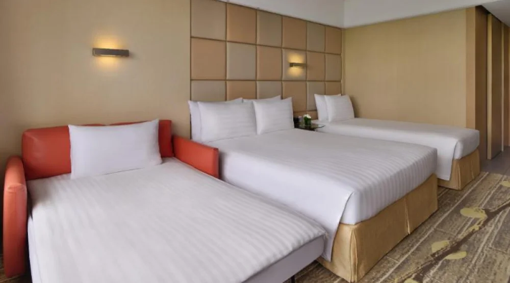 Family Room, Guest Room, One Queen, Sofa Bed, City View at The Park Lane Hong Kong Autograph Collection