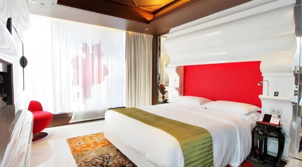 Mira Half Moon Partial Harbor View Room with King Bed at Mira Moon