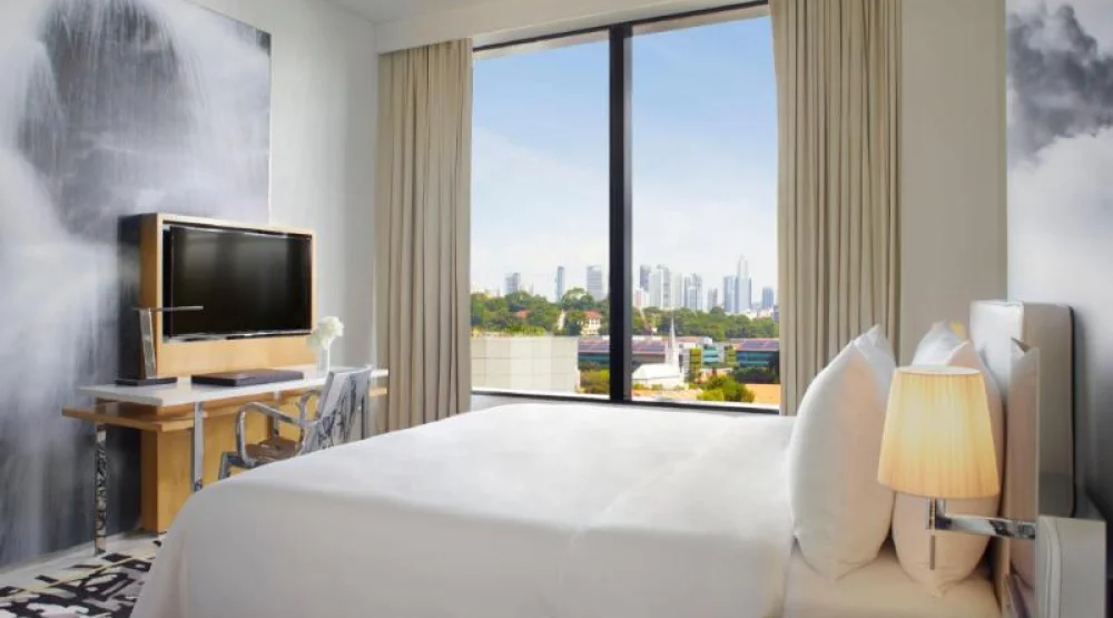 Guest Room, One King at JW Marriott Singapore South Beach