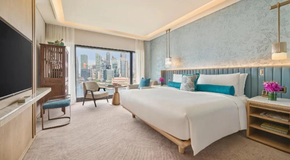 Marina Bay View Room King at Mandarin Oriental Singapore