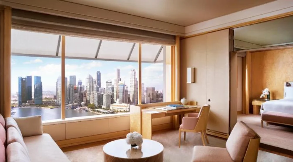 Deluxe Suite, Suite, One King, Marina Bay View at The Ritz-Carlton Millenia Singapore