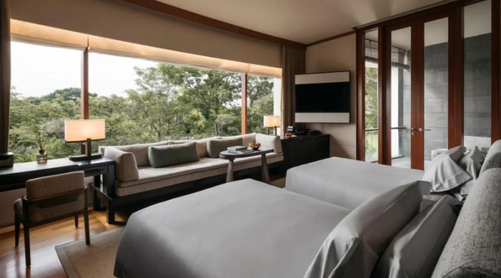 Premier Twin Garden View - Non-smoking at Capella Singapore