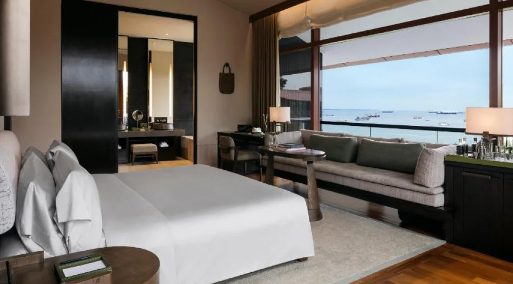Premier Seaview King Bed Room at Capella Singapore