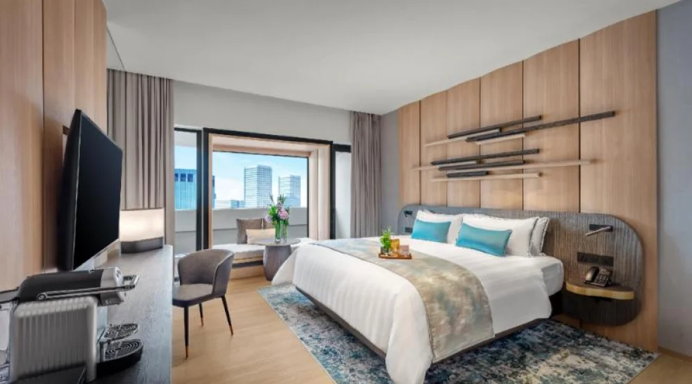 Collection Club Twin Room at Parkroyal Collection Marina Bay Singapore