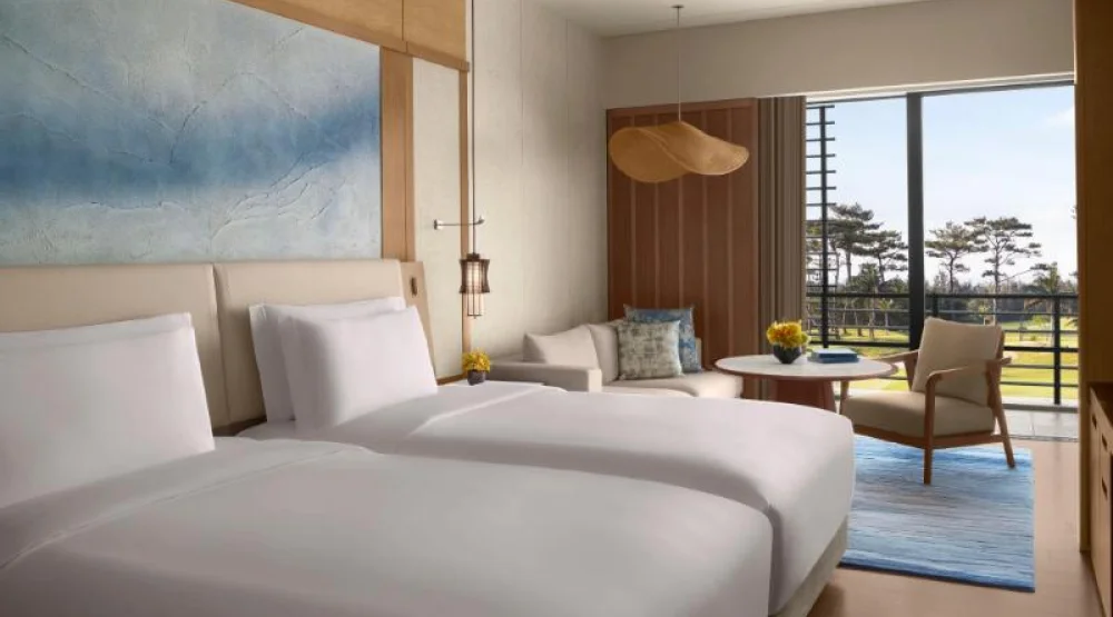 Deluxe Twin Room at The Ritz-Carlton Okinawa