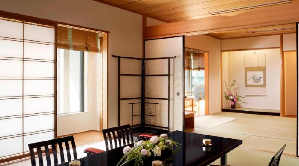 Japanese Suite, Suite, Five Twin Futon, City View at The Ritz-Carlton Osaka