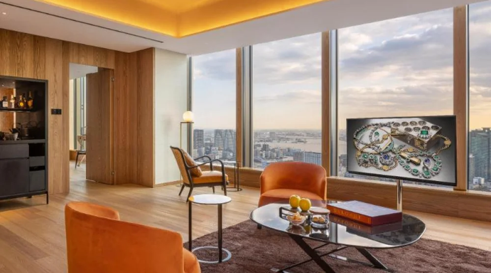 Deluxe, One Bedroom Suite, One King, Skyline View at Bvlgari Tokyo