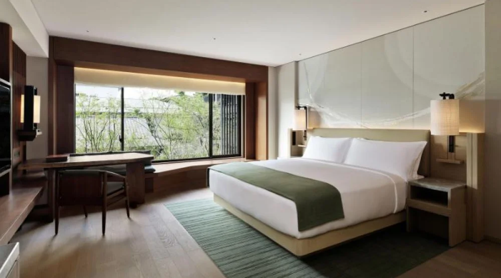 Garden Room, Guest Room, One King, Garden View at Hotel The Mitsui Kyoto A Luxury Collection Hotel