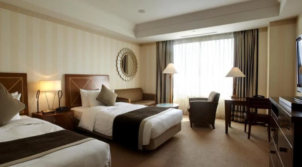 Superior River View Twin Room at Imperial Hotel Osaka