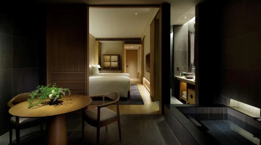 Onsen Garden Room Twin at ROKU Kyoto LXR Hotels & Resorts