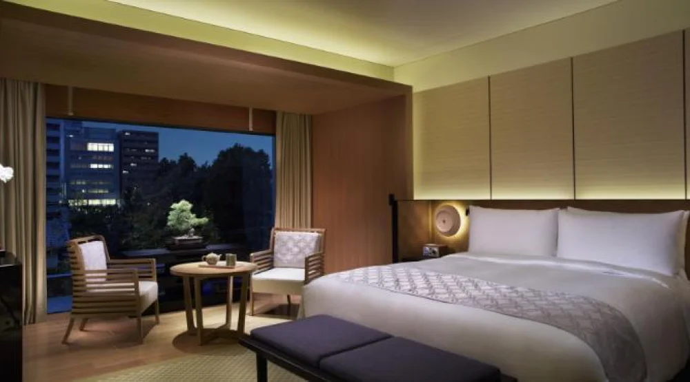 Deluxe, Guest Room, One King, City View at The Ritz-Carlton Kyoto