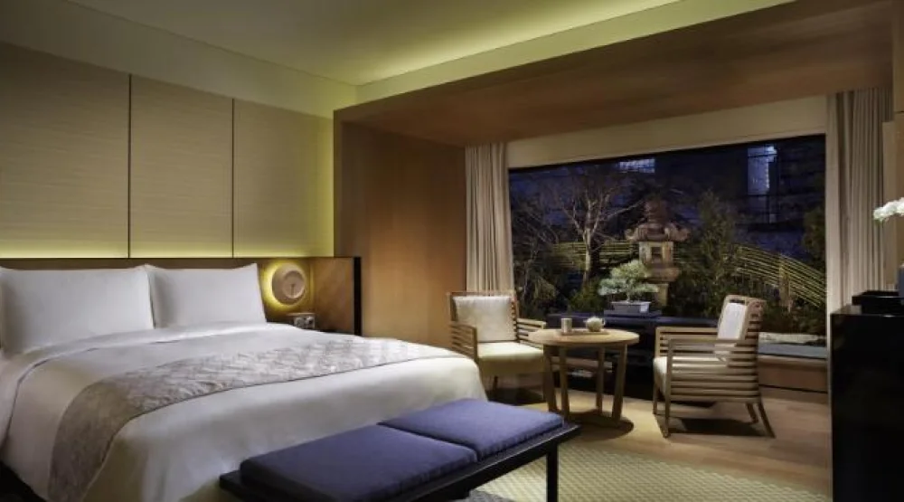 Deluxe Garden, Guest Room, One King, Garden View at The Ritz-Carlton Kyoto