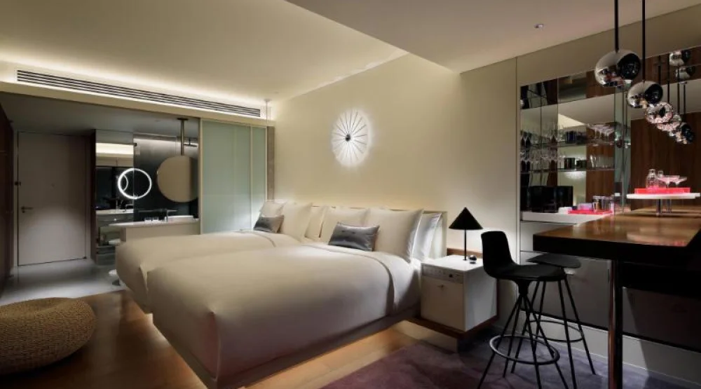 Cozy, Guest Room, Two Double at W Osaka