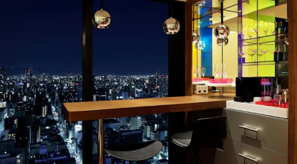Wonderful, Guest Room, Two Double, Skyline View, High Floor at W Osaka