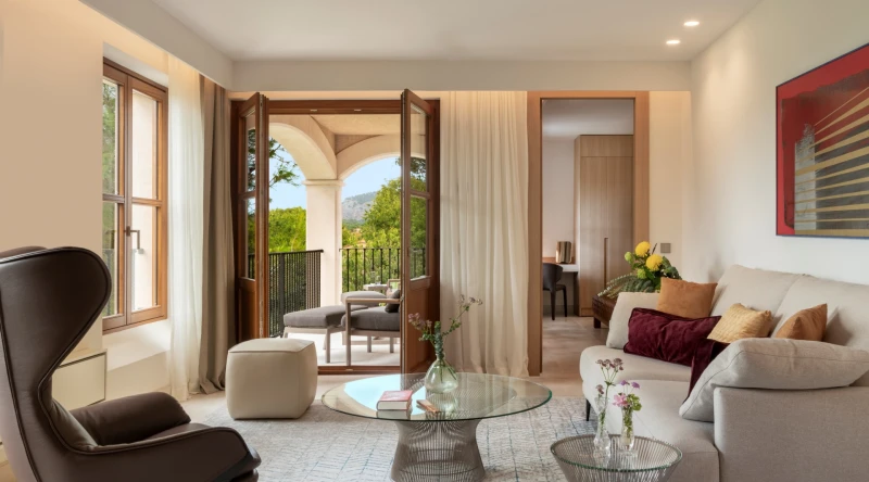 Estate Courtyard at Castell Son Claret