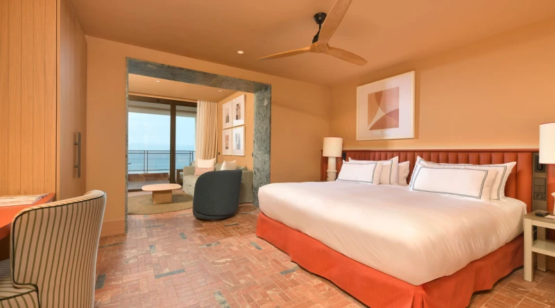 Selected Double Room Front Sea View with Lounge at El Fuerte Marbella