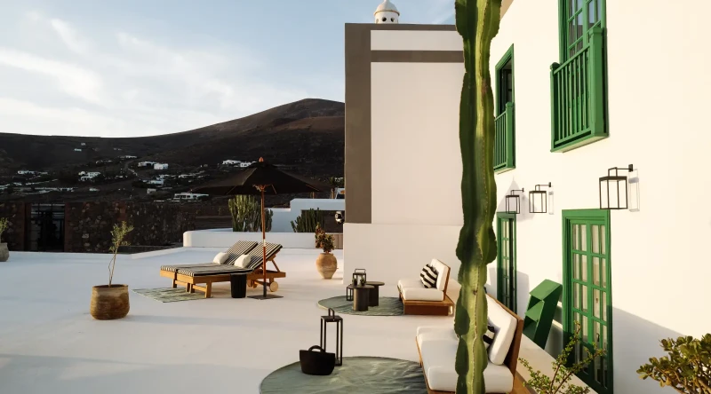 Double Room with Terrace & Sea View at Cesar Lanzarote