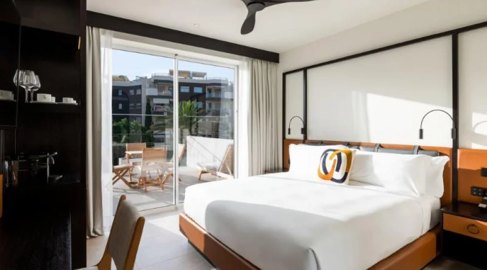 Terrace Rio, Guest Room, One King, Terrace at Hotel Riomar Ibiza, A Tribute Portfolio Hotel