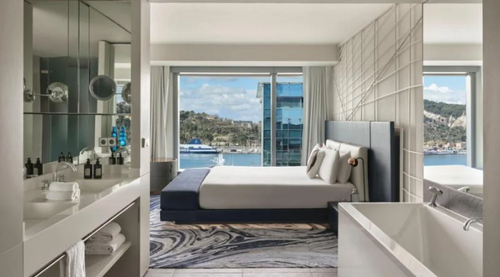 Studio, Suite, One King, Sofa Bed, Partial Water View at W Barcelona