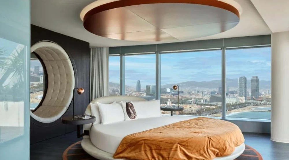 Wow, Two Bedroom Suite, Bedroom 1: One King, Bedroom 2: Two Twin, Seafront, Terrace at W Barcelona