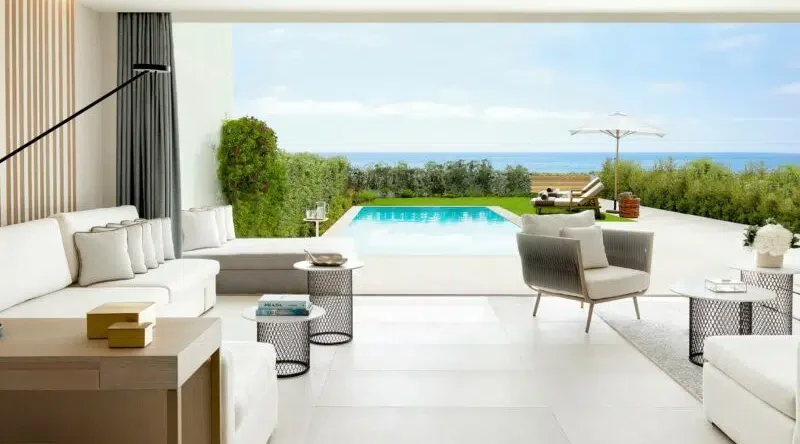 Deluxe Two Bedroom Suite Private Pool Sea View at Ikos Andalusia