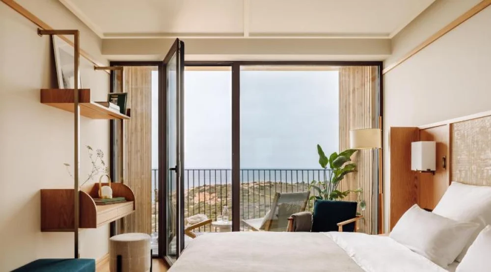 Ocean View Room with Balcony at Aethos Ericeira